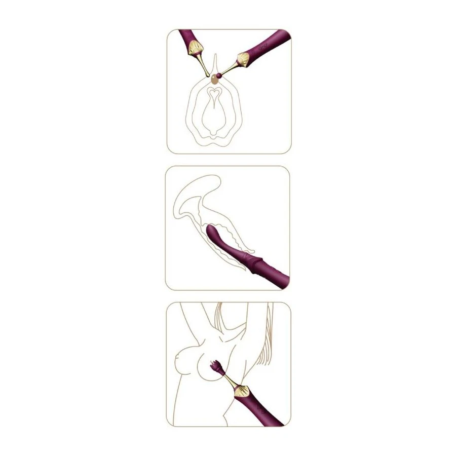 ZALO - BESS 2 KLITORISHIERONTALAITE violetti
